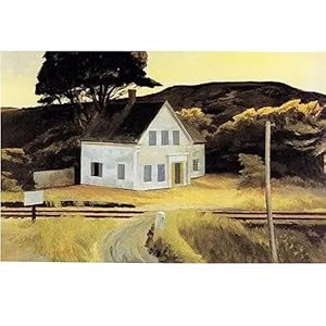 Edward Hopper Poster en Prints Edward Hopper Huis Landschap Wall Art Edward Hopper Canvas schilderij voor woonkamer Decor Foto 60x80cm Geen frame