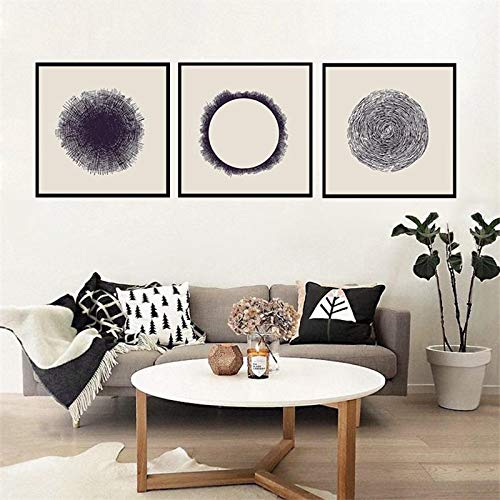 Affiche minimaliste salon pour habiller un grand mur vide avec style | Toile 80x80