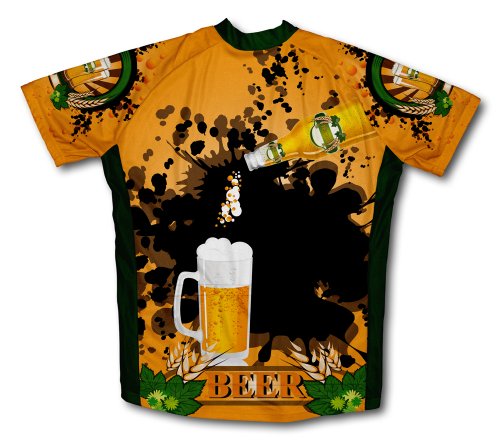 ScudoPro Golden Charm Short Sleeve Cycling Jersey for Men - Size L