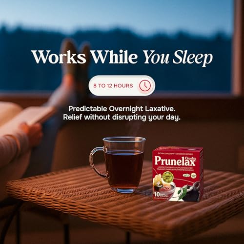 Image of Prunelax Ciruelax Regular Strength Laxative Tea Bags - Made with Natural Senna Extracts, for Occasional Constipation, Senna Extract - 10 Bags