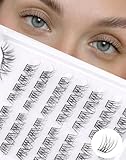 Wimpern Cat Eye Extensions Cluster Lashes Einzelne Wimpern Natürliche C-Curl-Wimpern Wispy 3D-Falsche Wimpern Einzelne 8 Paare-CN-7