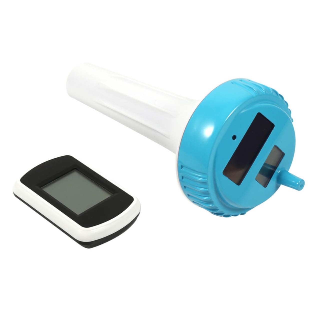 ifundom Termómetro Inalámbrico Flotante para Piscinas y Spas Sensor Resistente al Agua con Pantalla Digital Fácil de Leer Monitor de Temperatura Interior y Exterior Diseño sin Cables para