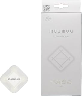 moumou(ムームー)パフュームクリップ(カーエアコン芳香剤)リネン(透き通るような爽やかな香り)車