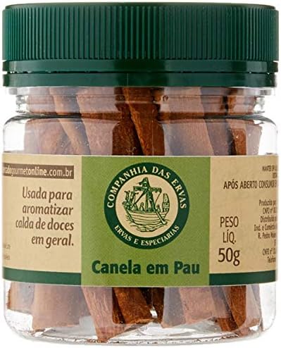 Canela em Pau 50G (Pote Pet)