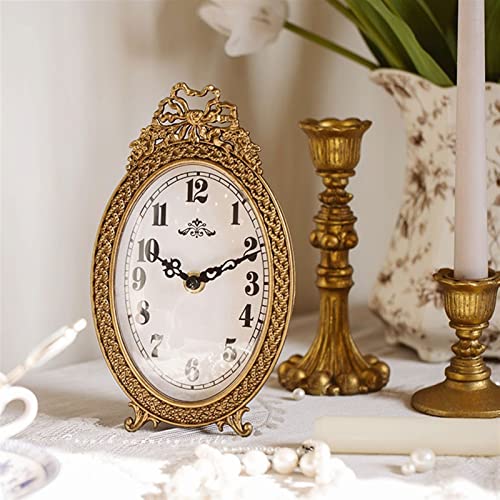 Reloj decoración para sala de estar clásico con diseño retro metálico 7