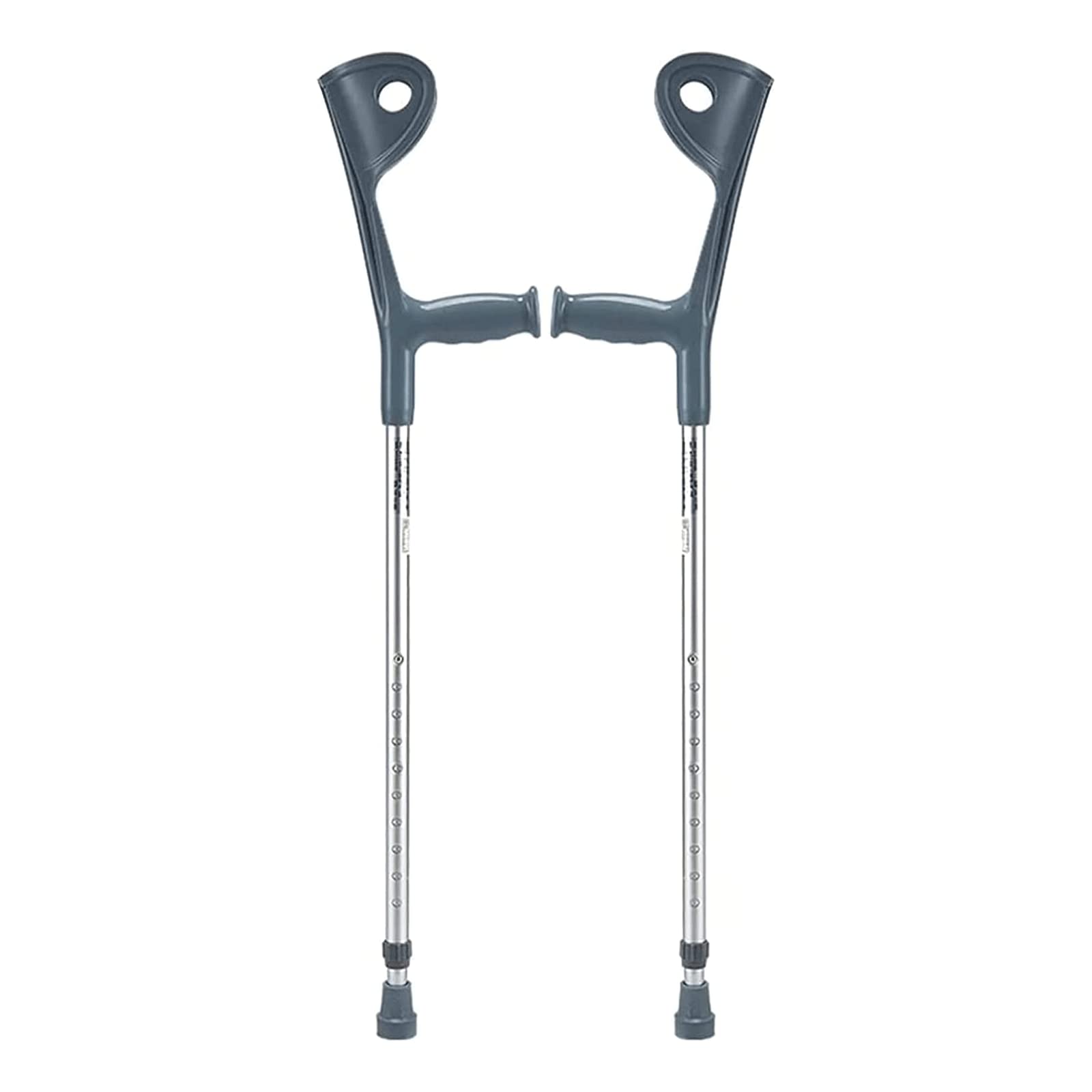 Stampelle di sicurezza stampelle in alluminio bastoncini per impugnatura comfort regolabili 1 paio di bastoncini da passeggio pieghevoli a passeggiate per camminata per adulte adulto stampella