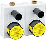 duo-montageblock fix-m  Techem Montageblock mit DVGW - Ventil