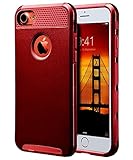 iPhone 4S Case,iPhone 4 Case,ULAK KNOX ARMOR Heavy Duty Anti Slip Rugged Hybrid Rubber Shockproof Protection Hard Shell Case for iPhone 4 & iPhone 4S with Belt Clip Holster Kickstand (Black)