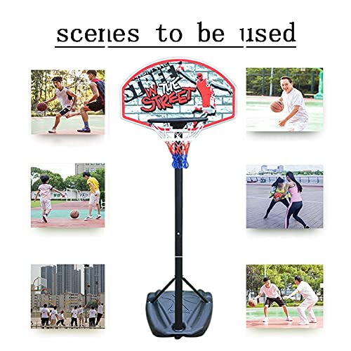 Portable basketball stand Draagbare basketbalstandaard, mobiele basketbal hoepelstandaard, thuis buiten hefbaar… - Image 5