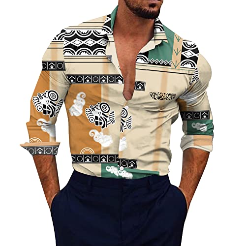 Stile: taglio casual Camicia Uomo Elegante Cerimonia Slim fit con Bottoni Camicetta Elasticizzata Manica Lunga Taglie Forti T Shirt Maglietta Invernale Coreana Camicie Casual Gemelli Camicia Vintage Cotone