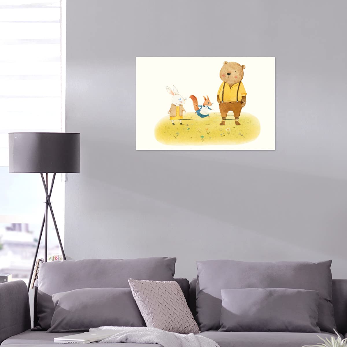 artboxONE Alu-Print 30x20 cm Gummitwist von Künstler Judith Loske