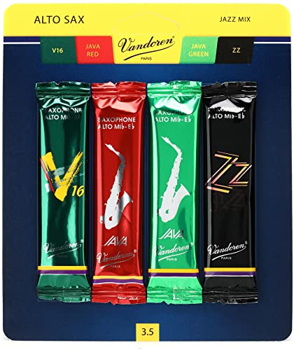 Anches pour saxophone ténor d'exception Vandoren force 3.5 mélangées