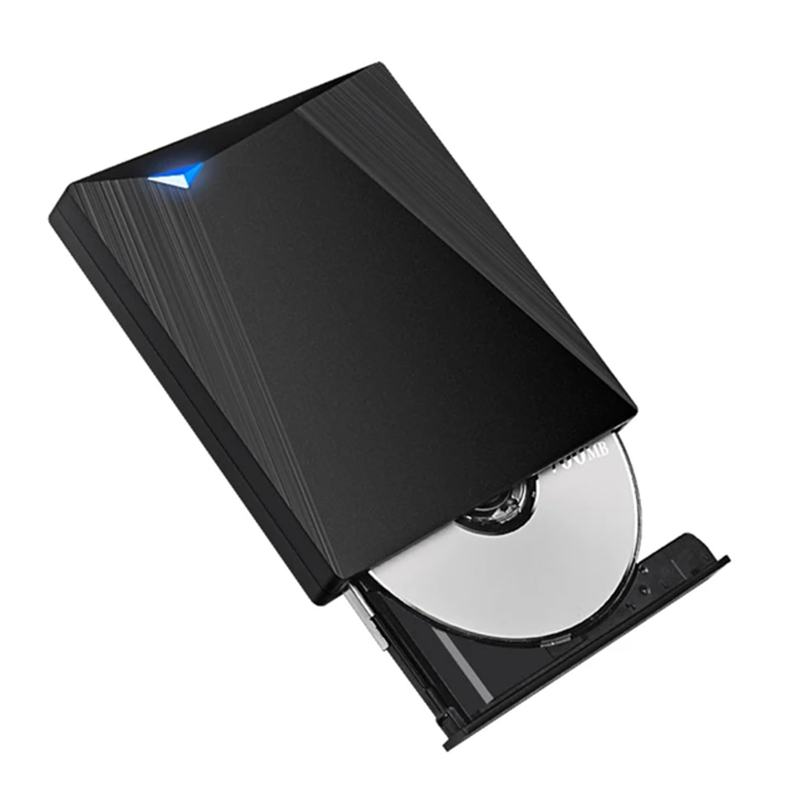 Zewnętrzny napęd Blu-ray, Zewnętrzna nagrywarka Blu-ray USB 3.0 i Type-C, Zewnętrzny napęd CD DVD Przenośna nagrywarka Blu-ray 3D, Odpowiednia dla Windows 7/8/10, Mac 0S, Czarna