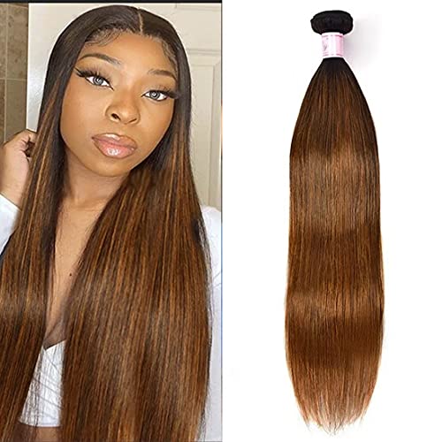 Beauty Forever Malaysian Straight Hair 3Bundles #Fb30 Balayage Ombre Human Hair Weave, 14 16 18Inch Straight Bundles 3Pcs Deals Virgin Hair Extensions #TOP7