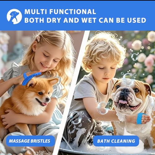 Image of NVNAN Pet Shampoo Brush and Massage Bath Brush