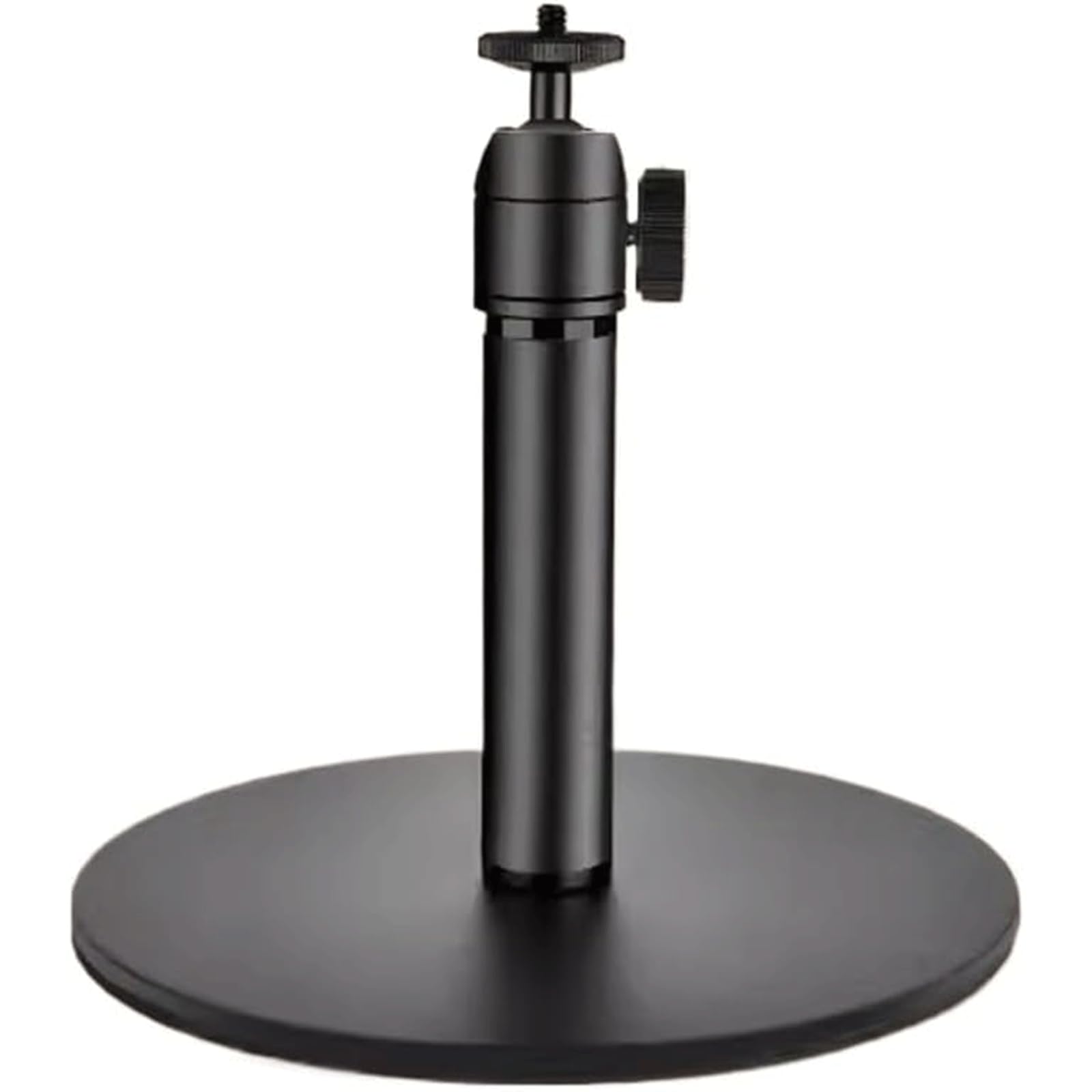 Soporte para proyector de Mesa Negro con Base Gruesa Estable, Soporte para proyector Horizontal de 360° y Vertical de 90°