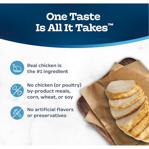 Blue Buffalo Tastefuls Chicken Senior Paté Wet Cat Food, 3 oz, 4 ct | Real Chicken First, Supports Muscle Maintenance in Mature Cats, 4-Pack Trial Size - image 6