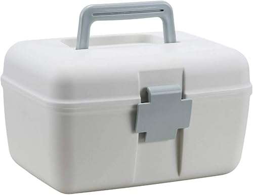 Miniatura 2 de Protección del medio ambiente caja de medicamentos de doble capa con sellado y partición portátil caja de medicamentos para el hogar caja nórdica de