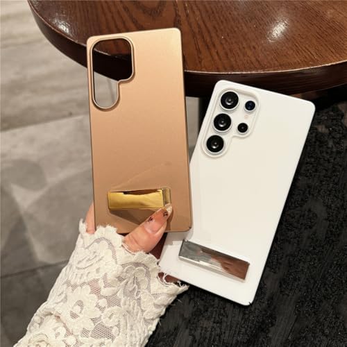 Coque Rigide Samsung S23 Plus Chocolat Ultra Fine avec Support Pliable Intégré - 3