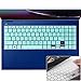 Produktbild Lapogy Tastaturschutz für 15,6 Zoll Samsung Galaxy Book Ion NP950XCJ-K01US, ultradünne Silikon-Tastaturabdeckung 39,6 cm (15,6 Zoll) Flex NP950QCG-K03US Laptop-Zubehör, Mint+Transparent, 2 Stück