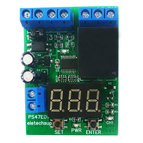 DC 12V LED Digital Relay Switch Control Board Module Relay Module Voltage Detection Charging Discharge Monitor Test (1)