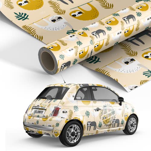Pellicola car wrapping con sistema di fuoriuscita dell'aria, questo sistema chiamato 