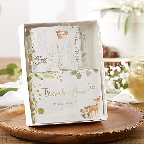 Kate Aspen Woodland Baby Shower Invitations & Thank You Cards With Envelopes Bundle (Set Of 25), Party Invitation And Thank You Cards #TOP3