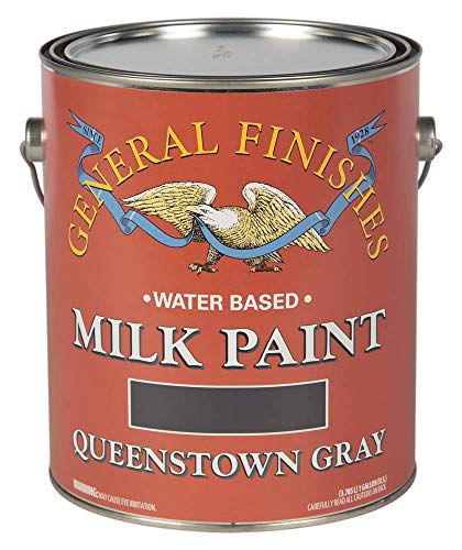 General Finishes Water Based Milk Paint, 1 Gallon, Queenstown Gray