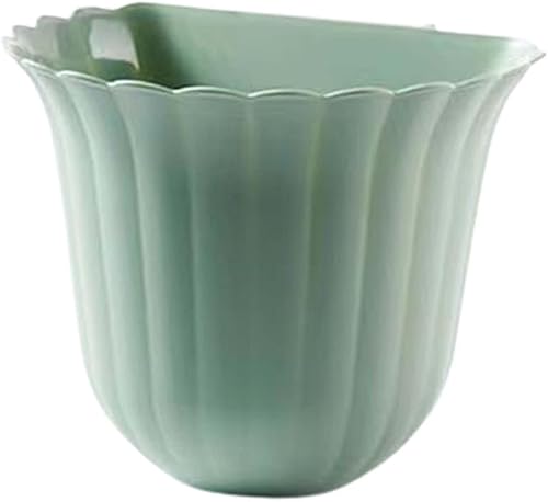 KLKCMS Bote de basura de escritorio, soporte para utensilios de cocina, macetas de flores, contenedor de plantas, cesta de basura de papel para