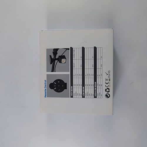 Miniatura 10 de Masdio Luces de bicicleta delanteras y traseras, luces de bicicleta para conducción nocturna, control remoto, haz de 984.3 ft y luz trasera de