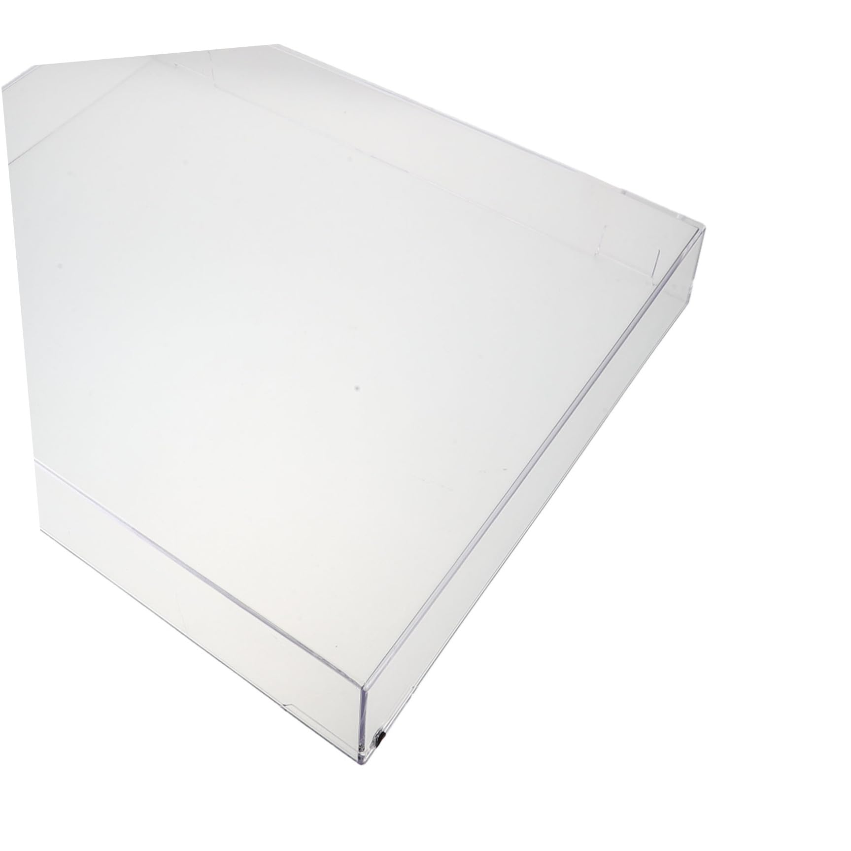 Lurrose Copertura Design Personalizzato Trasparente in Acrilico per Vinili Antipolvere e Protezione Affidabile per Impianti Audio Domestici