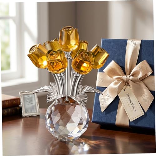Fleurs en cristal durables pour decoration de table chic