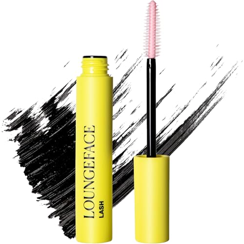 Image of Loungeface LASH Tubing Mascara for Volume and Length - No Panda Eyes: Smudge Proof, Long Voluminous Eyelashes, No Flaking, Water Resistant - Vegan & Cruelty Free Women's Makeup, Luxury Beauty (Black)