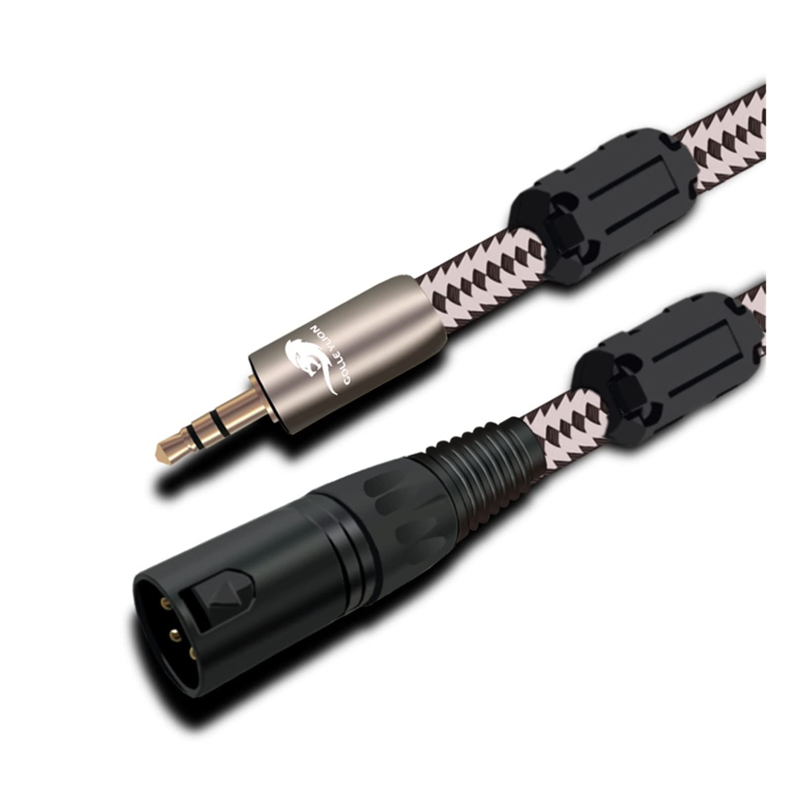 Audio Kabel 3.5 M~ni Jack naar XLR Compatibel Met AMP PC Geluidskaart