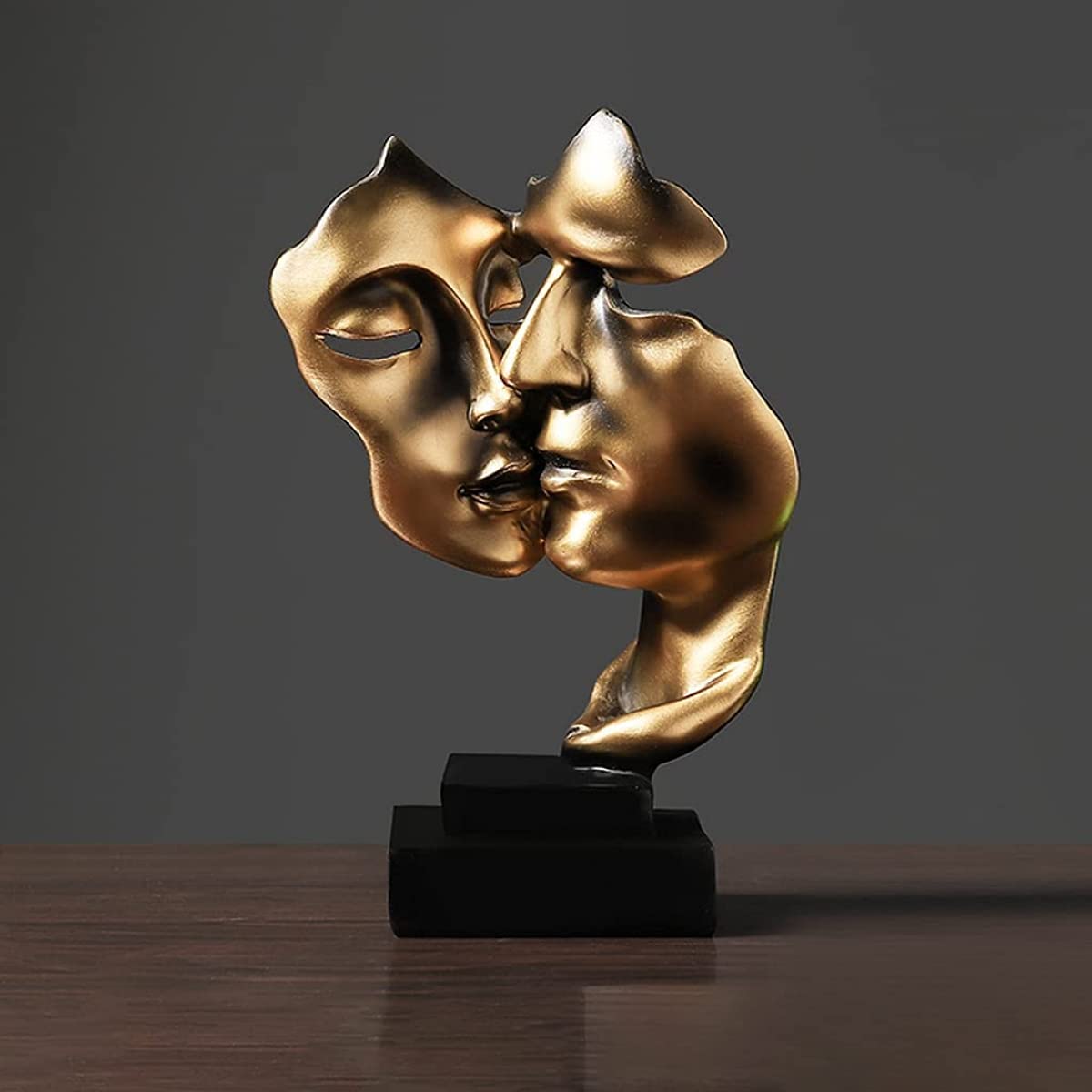 Amazon.co.jp: 抽象的な彫刻の顔の彫像、職人の工芸品、オフィスの