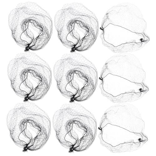 Beatifufu 100 Redecilla Invisible Para El Pelo De Nailon Para Moños Para Medias De Dormir Elástica Para Mujer Para Ballet Color Negro