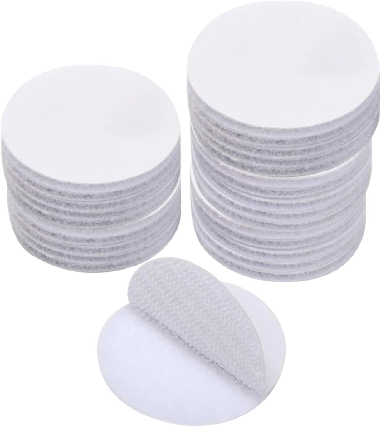 FABLOFT® Hook and Loop Tape Versatile for DIY Projects Indoor and Outdoor Use Carpets 6cm Round 26pcs