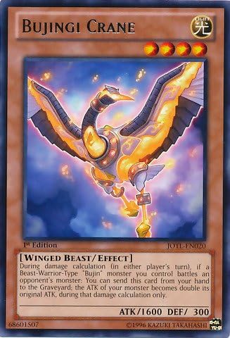 Miniatura 1 de YU-GI-OH! - Bujingi Crane (CT11-EN005) - Promos de lata de coleccionista - Edición limitada - Super Rare