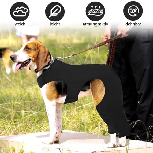Hunde-Body für Hinterbeine, Hundebody Nach op Body, Welpe nach Op Hundebody, Hundebody Nach Op Mit Bein, Anti-Wundlecken Op Body Hunde, Hundebody Nach Op, für Haarausfall, Anti-Lecken, Wundschutz
