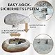 HIDE A KEY Zen Garden Rock - Realistischer Garten & Innendekoration, wasserdichte Schlüsselheiter, Leichter haltbarer Harzstapelstein für Ersatztasten im Freien (Natural Design)