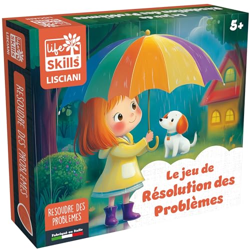 Lisciani – Life Skills – Das Problemlösungsspiel – 33 Karten + Spielsteine – Spiel zur Problemlösung für Kinder ab 4 Jahren – entwickelt Logik & Entscheidungsfindung von Kindern