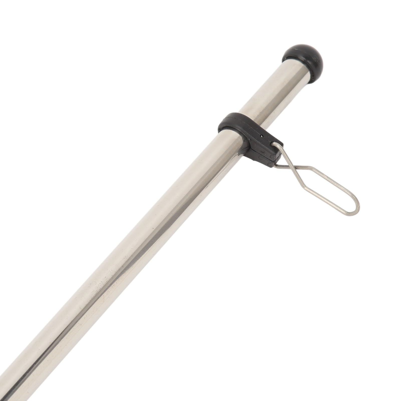 Fahnenmast aus Edelstahl Zur Schienenmontage in Marinequalität, 560 Mm, für Boot, Yacht, Schiene mit Rohrdurchmesser von 22,2 Bis 25 Mm