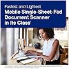 Epson WorkForce ES-50 Portable Sheet-Fed Document Scanner for PC and Mac
