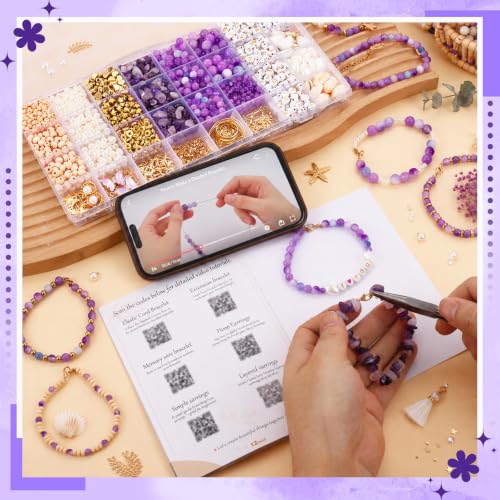 Image of Wurosi Jewelry Making Supplies Kit, Bracelet Making Kit for Adult