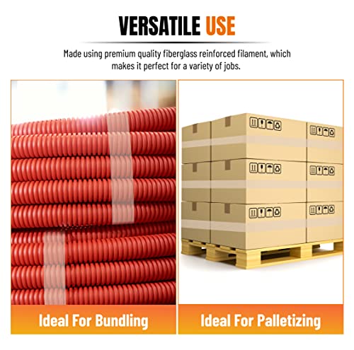 4Pcs Strapping Tape, 1.88" X 30Yds Heavy Duty Packing Tape - 5.5Mil Fiberglass Tape - 2X Thicker Shipping Tape - Synthetic Pet Adhesive Filament Tape - Reinforced Packing Tape For Moving Boxes #TOP4