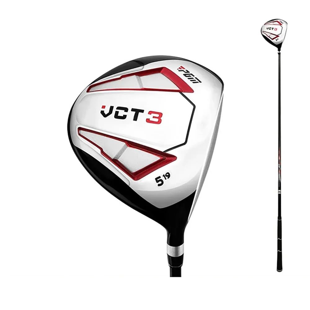 Madera Fairway No.1/3/5/ Iron Club, Cara de aleación de Aluminio 460cc Gran Capacidad Club de Golf Madera, Clubes de Golf para Hombres Deportes y al Aire Libre