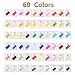 Pachock 60 color Arte Dibujo Marcadores de Punta Doble - Doble Cara...