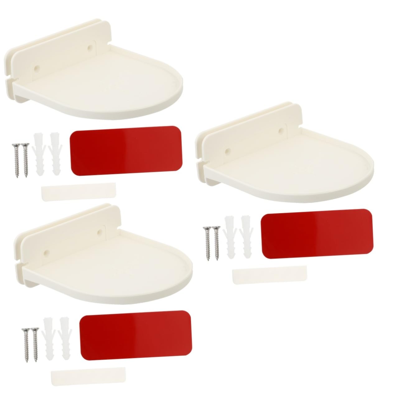 DECHOUS 3 Pz supporto per diffusori stativi per casse mensola a muro per camera da letto mensola per cellulare per camera da letto Altoparlanti staffa portaoggetti da parete