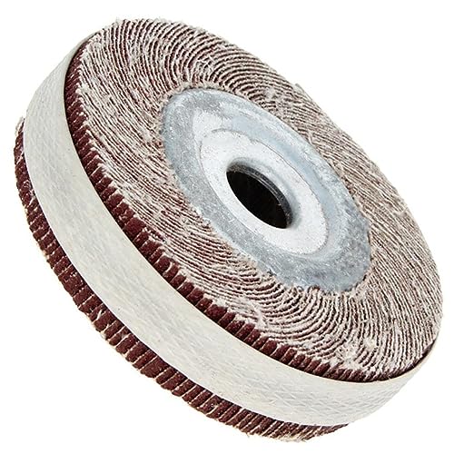 Disco de lijado de rueda de aleta de 4 pulgadas, tela de esmeril, pulido abrasivo for papel de lija de madera y Metal, herramientas rotativas abrasivas for eliminación de óxido