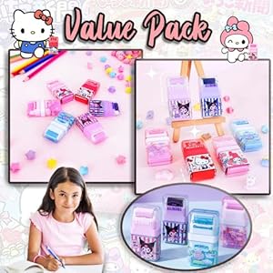 6 Pack Cartoon Kawaii Creative Roller Erasers, Funny Pencil Erasers with Cover and Clean up Roller for Kids Back to School Supplies and Party, Gift Supplies 6 Pack Cartoon Kawaii Creative Roller Erasers Funny Pencil Erasers with Cover and Clean up Roller for Kids Back to School Supplies and Party Gift Supplies